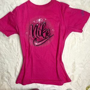 Nike spray paint t-shirt